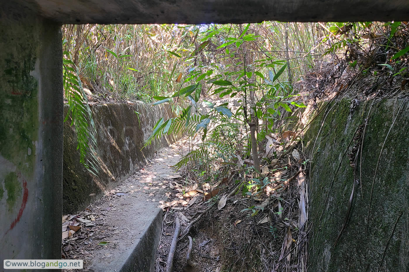 Shing Mun Redoubt - Regent Street Exit To The V Trench